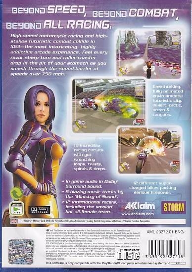 XG3 Extreme G Racing - PS2 (Genbrug)